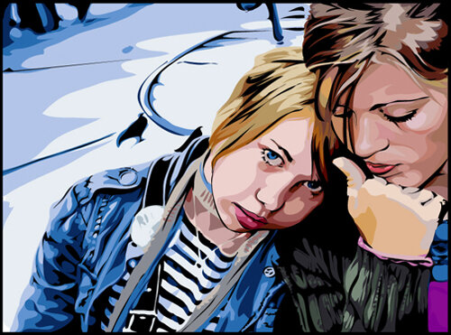 Imitating A Scanner Darkly in Adobe&nbsp;Illustrator