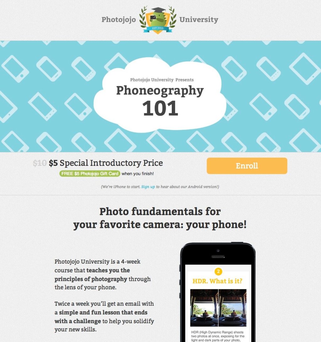 Photojojo University