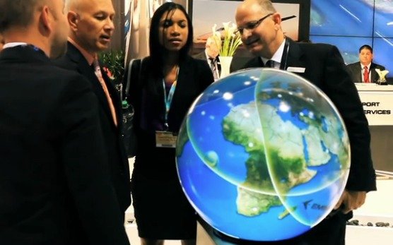 Projection sphere with touch&nbsp;interactivity