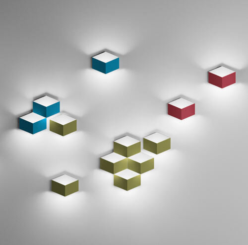 FOLD 3D Cube Sconce by Arik Levy for&nbsp;Vibia