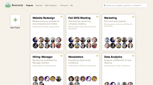 basecamp project management&nbsp;software